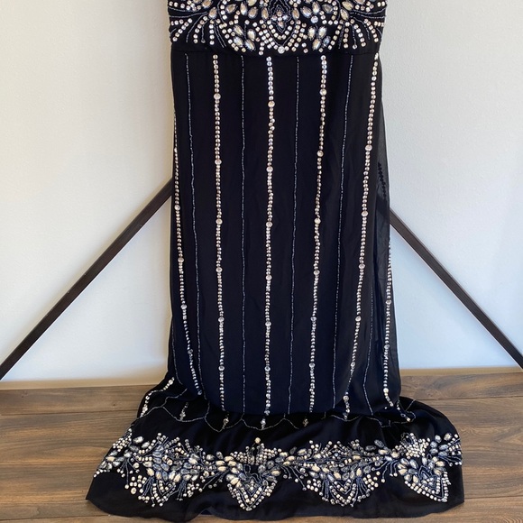 Boston Proper stunning beaded maxi dress - Picture 7 of 12